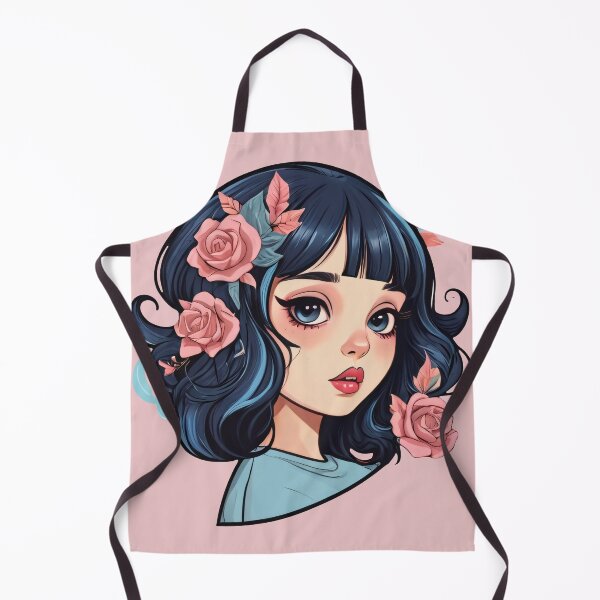 Item preview, Girl With Cute Flowers designed and sold by MadnessEnvelope.