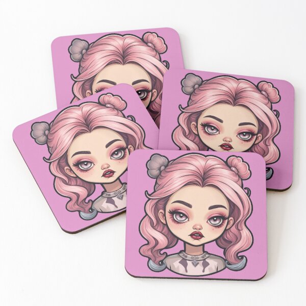 Item preview, Bubblegum Hair Doll Girl designed and sold by MadnessEnvelope.