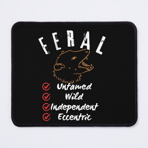 Item preview, Feral designed and sold by ZenZooVibes.