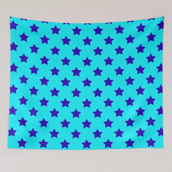 Item preview, Blue Stars Blue Background Pattern Design designed and sold by PatternTitan.