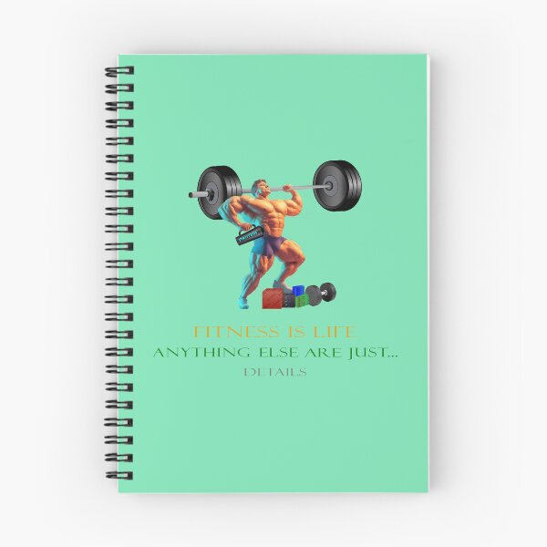 Item preview, Fitness is Life: The Ultimate Design for Gym Enthusiasts designed and sold by OooPstudio.