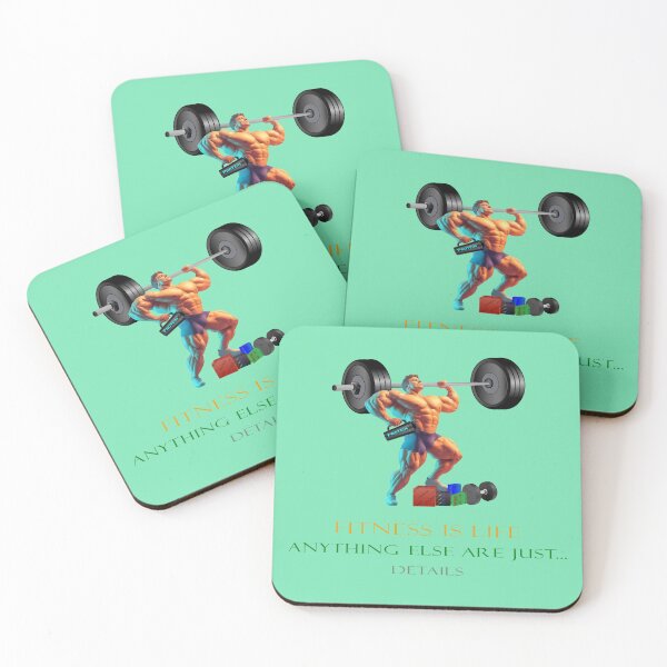 Item preview, Fitness is Life: The Ultimate Design for Gym Enthusiasts designed and sold by OooPstudio.
