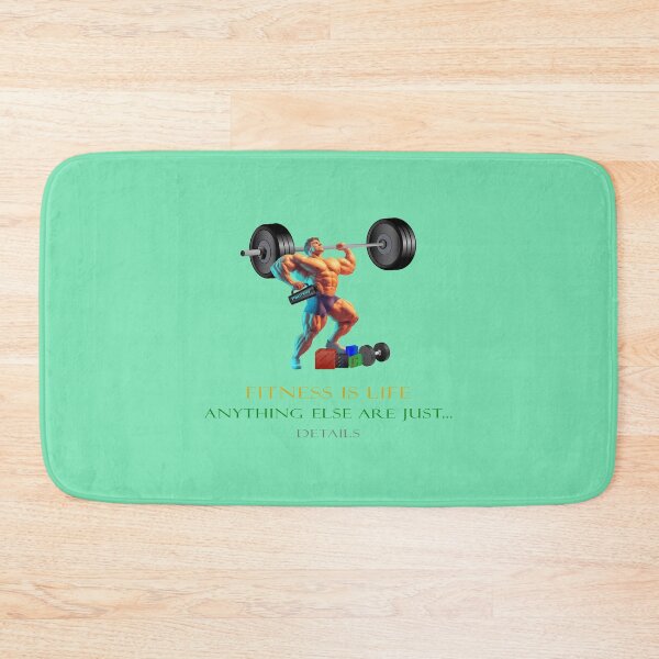 Item preview, Fitness is Life: The Ultimate Design for Gym Enthusiasts designed and sold by OooPstudio.