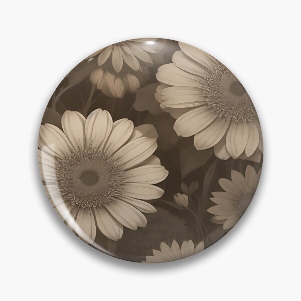 Item preview, Old Vintage Photograph Sepia Chamomile Field designed and sold by MadnessEnvelope.
