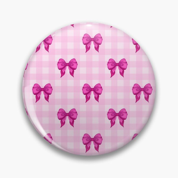 Item preview, Pink Coquette Bow Gingham designed and sold by Saki Desjardins.
