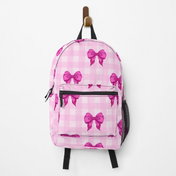 Item preview, Pink Coquette Bow Gingham designed and sold by Saki Desjardins.