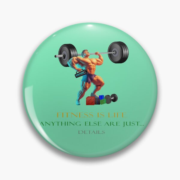 Item preview, Fitness is Life: The Ultimate Design for Gym Enthusiasts designed and sold by OooPstudio.