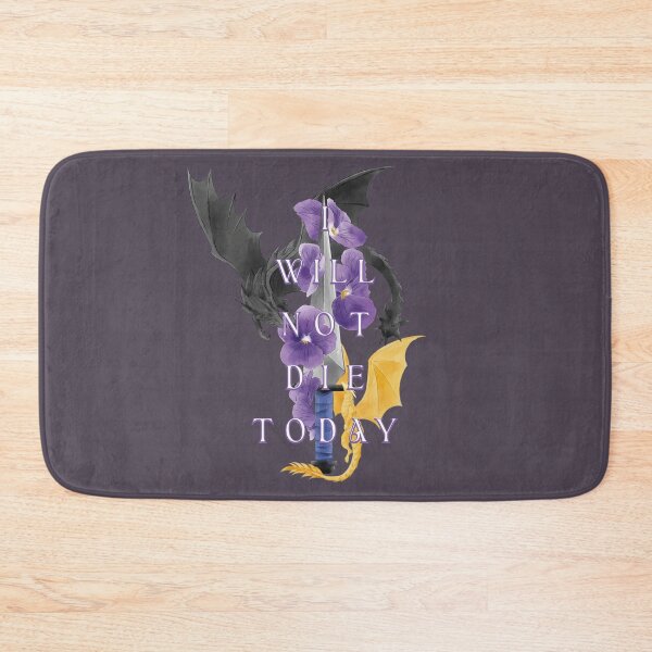 Item preview, Fourth Wing Violet - I will not die today designed and sold by The Malva Glyphs.