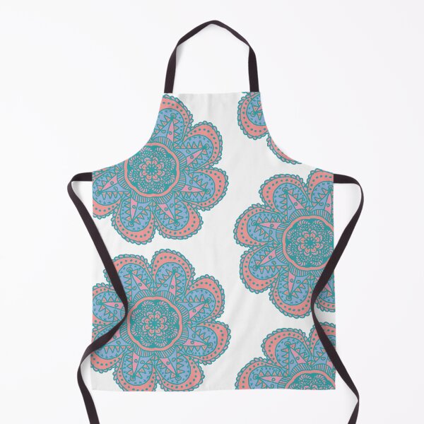 Item preview, Carnival Red Pink Blue Symmetrical Flower designed and sold by ellenhenry.