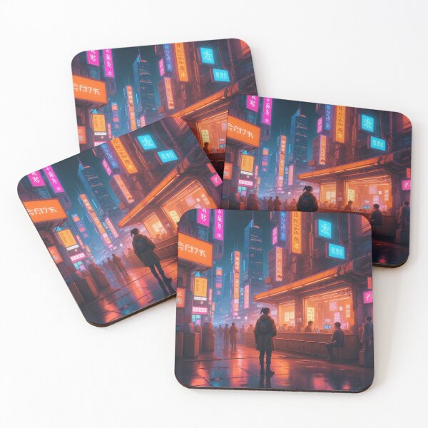 Item preview, Girl in Cyberpunk Tokyo designed and sold by Asiantrendzz.