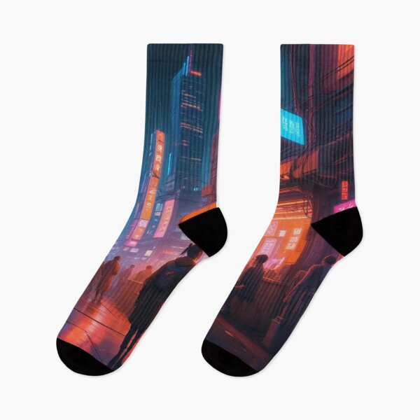 Item preview, Girl in Cyberpunk Tokyo designed and sold by Asiantrendzz.