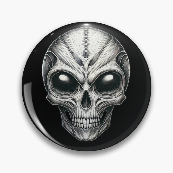 Item preview, Alien Skull 2 designed and sold by LaNadaYFundante.