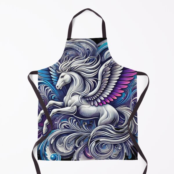 Item preview, Majestic Pegasus in Abstract Swirls designed and sold by TeslaSt0re.