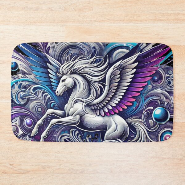 Artikelvorschau, Majestätischer Pegasus in abstrakten Wirbeln entworfen und verkauft von TeslaSt0re.