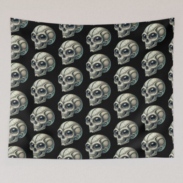 Item preview, Alien Skull 3 designed and sold by LaNadaYFundante.
