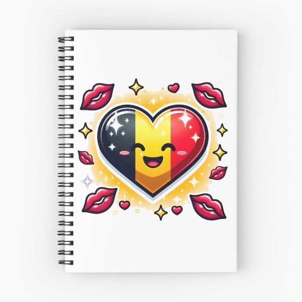 Item preview, Glittering Belgian Love Heart designed and sold by AI-Only Creations.