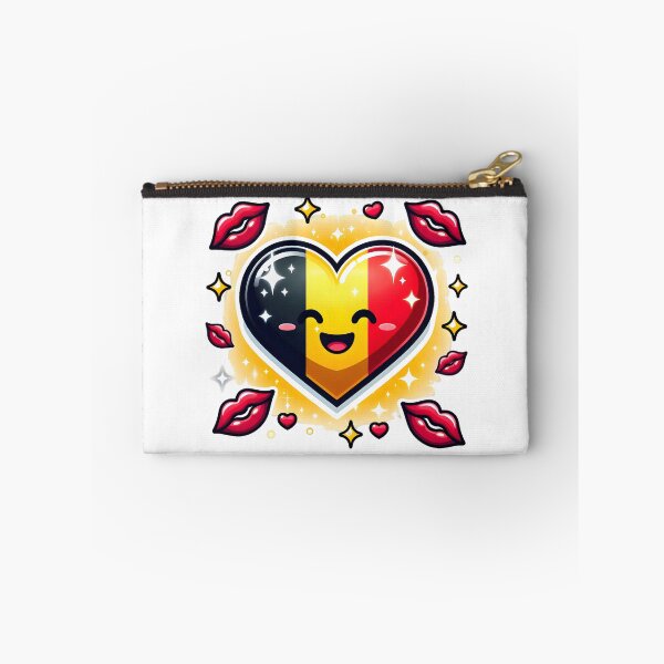 Item preview, Glittering Belgian Love Heart designed and sold by AI-Only Creations.
