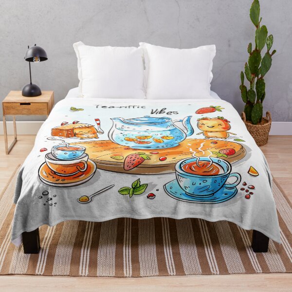 Item preview, Tea-riffic Vibes: A Steep of Happiness designed and sold by kjon88.