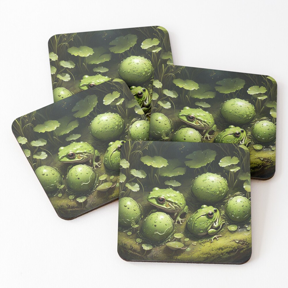 Item preview, Coasters (Set of 4) designed and sold by PIGCASSOSAIART.