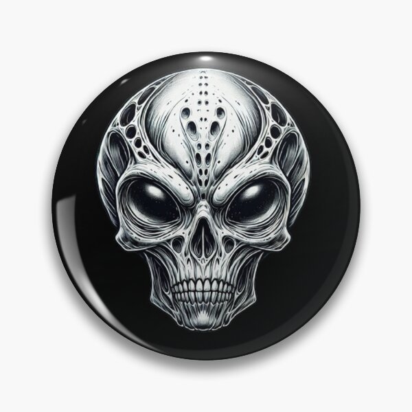 Item preview, Alien Skull 5 designed and sold by LaNadaYFundante.