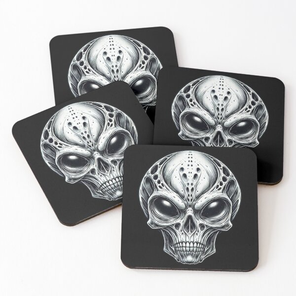 Item preview, Alien Skull 5 designed and sold by LaNadaYFundante.