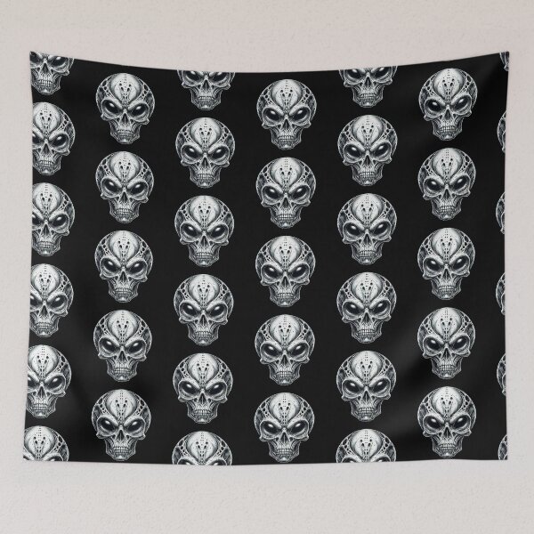 Item preview, Alien Skull 5 designed and sold by LaNadaYFundante.