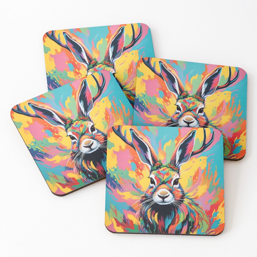 Item preview, Coasters (Set of 4) designed and sold by PIGCASSOSAIART.