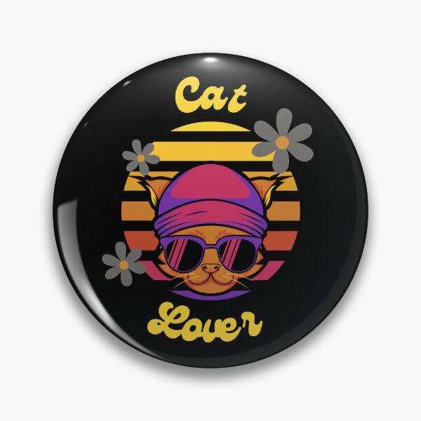Item preview, Sunset Cat Lover Retro Vibes designed and sold by Aline22.