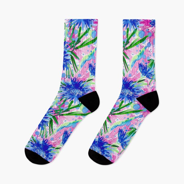 Item preview, Blue and pink cornflowers designed and sold by FK-UK.