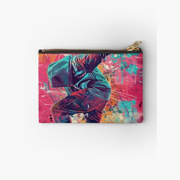 Item preview, Abstract and Colorful Illustration of a Dancer on a Graffiti Wall designed and sold by Jerhus.