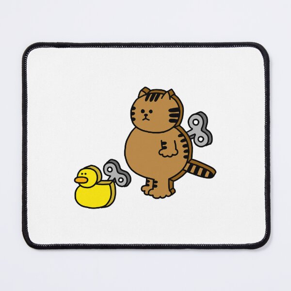 Item preview, a Cat toy and a Duck toy designed and sold by superbaechoo.