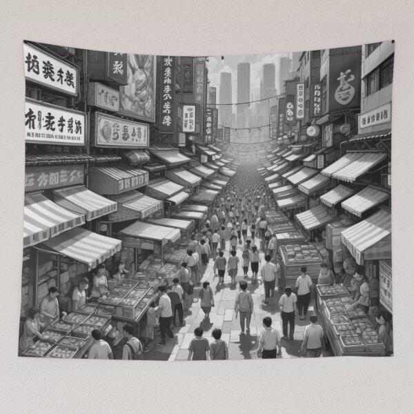 Item preview, Japanese Traditional Market designed and sold by Asiantrendzz.