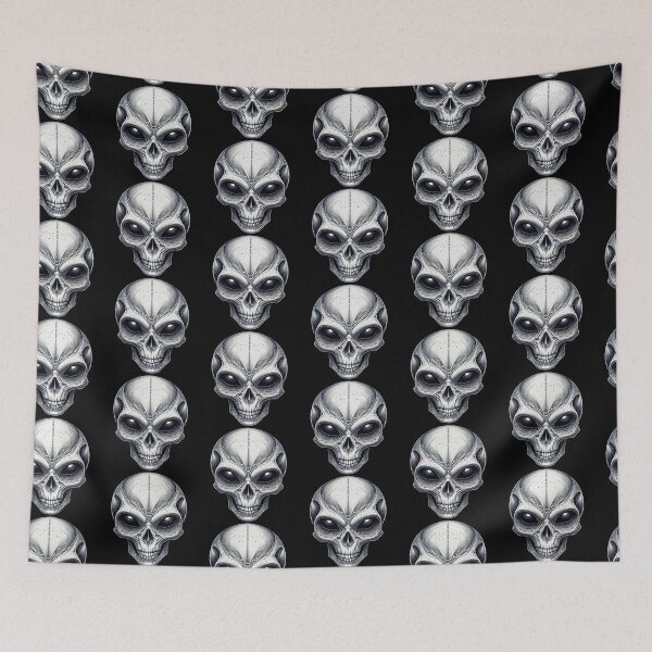 Item preview, Alien Skull 7 designed and sold by LaNadaYFundante.
