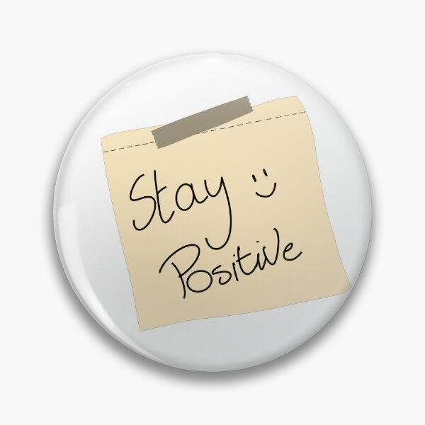Item preview, Stay positive sticky note designed and sold by only4thebrave.