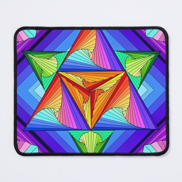 Item preview, Colorful image with star and surrounding rectangles in harmonious colors designed and sold by FotoworldEdel.