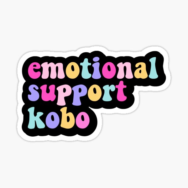Artikel-Vorschau von Emotionale Unterstützung Kobo, Bookish, designt und verkauft von yass-art.