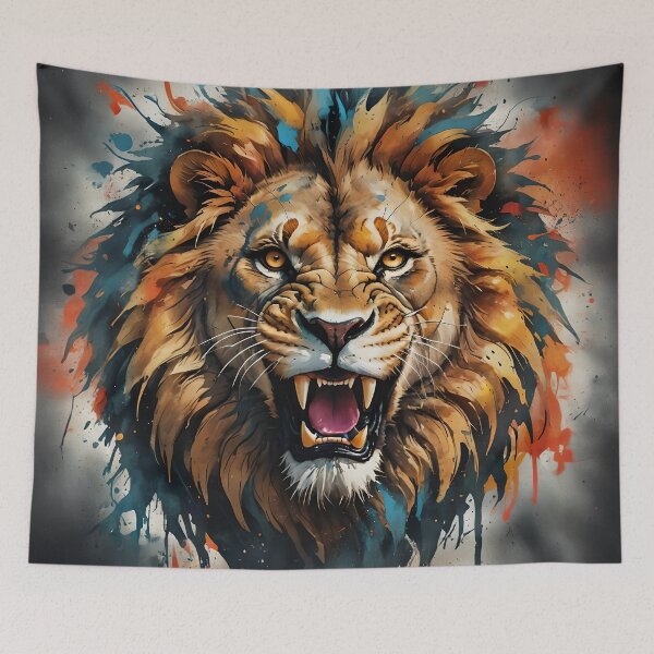 Item preview, Close up lion face designed and sold by Marcu Ioachim.