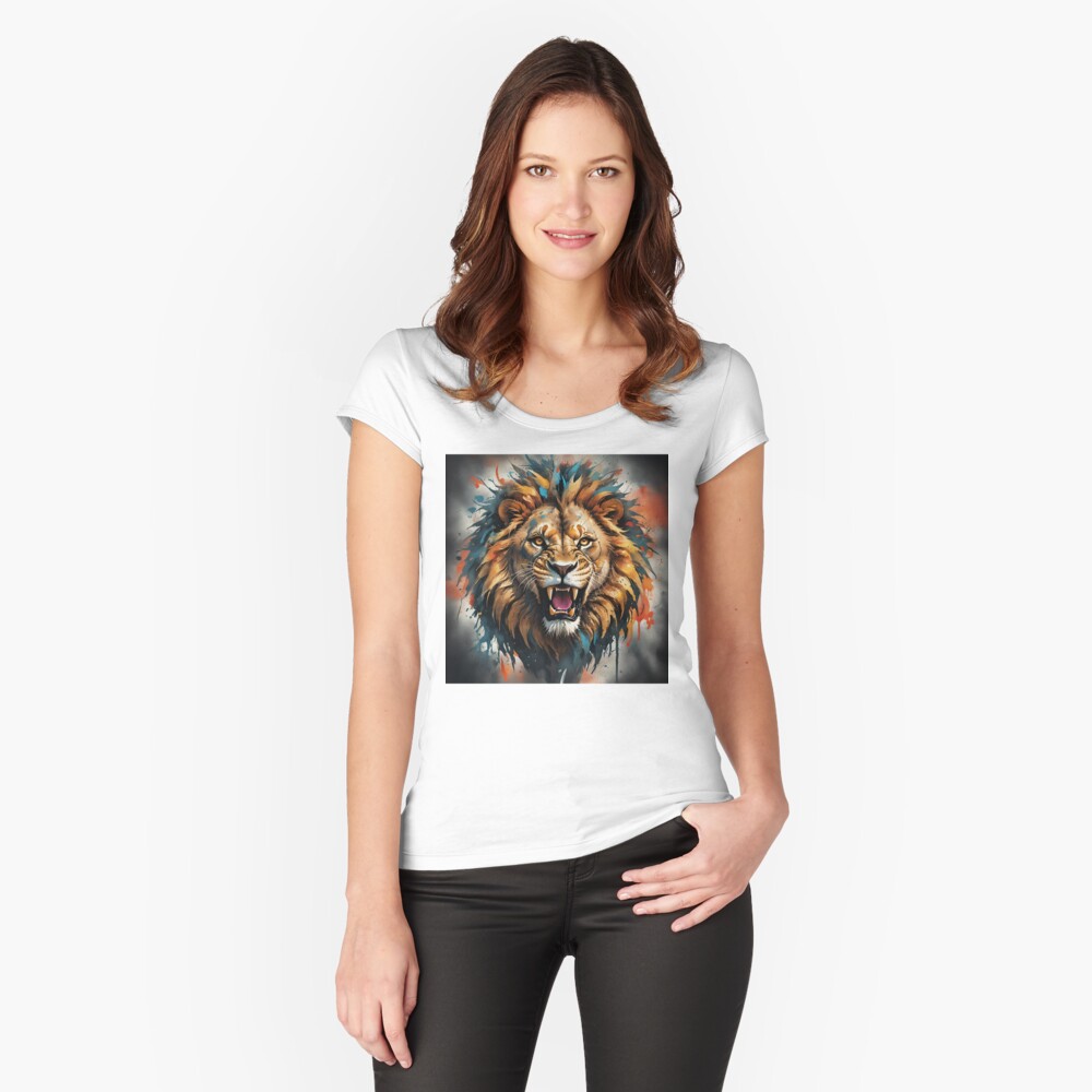 Item preview, Fitted Scoop T-Shirt designed and sold by starchim01.