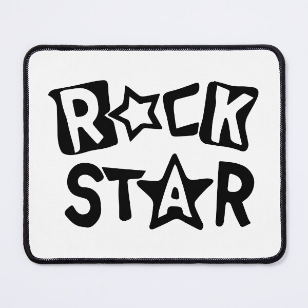Item preview, Rock Star Text Art designed and sold by AbuBabaStickers.