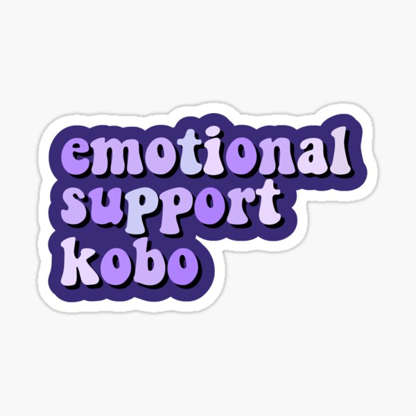 Artikel-Vorschau von Emotionale Unterstützung Kobo, Bookish, designt und verkauft von yass-art.