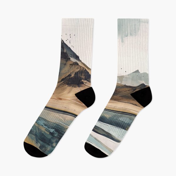 Item preview, Picturesque landscape in Iceland with mountains designed and sold by NordicArtPrint.