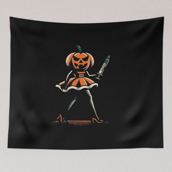 Item preview, Funny Pumpkin Nurse Geriatric Nurse designed and sold by LuminOrb.