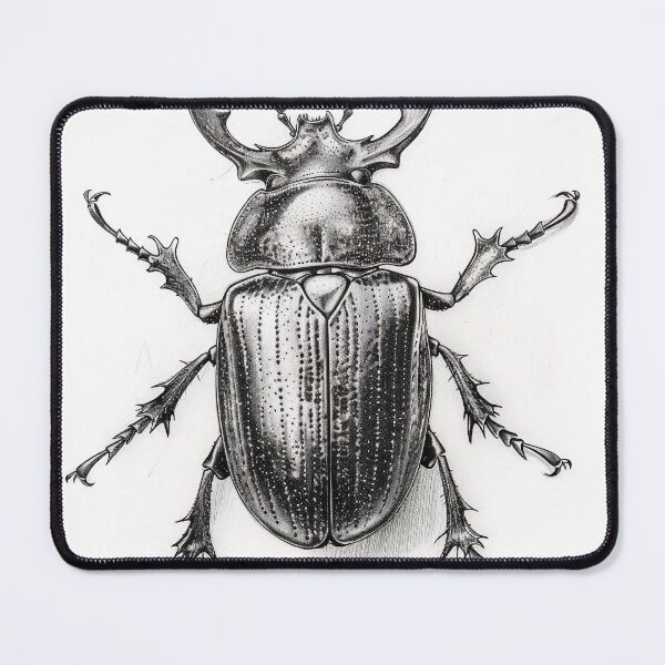 Item preview, Black and White Beatle Pencil Drawing! designed and sold by Pencil-Art.