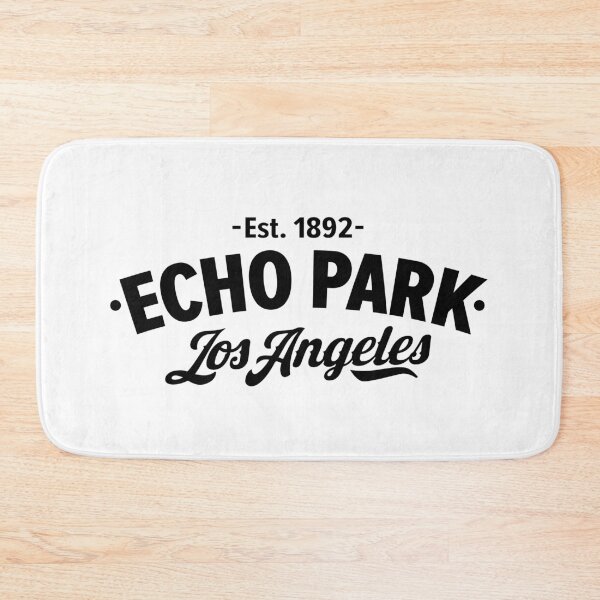 Item preview, Echo Park Los Angeles - Black Typographic Logo Design designed and sold by Boogosh.