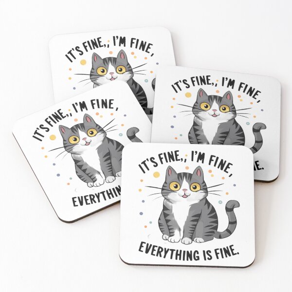 Item preview, It's fine, I'm fine, Everything is fine  designed and sold by nimmitrends.