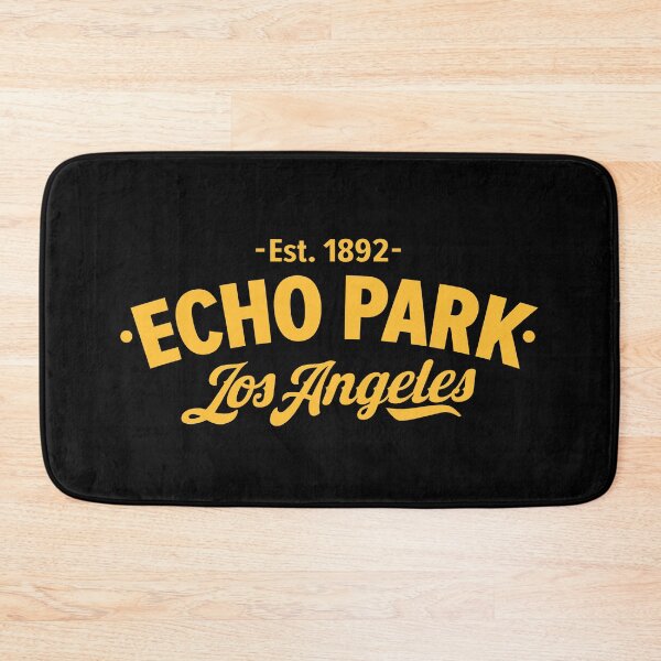 Item preview, Echo Park Los Angeles - Yellow Typographic Logo Design designed and sold by Boogosh.