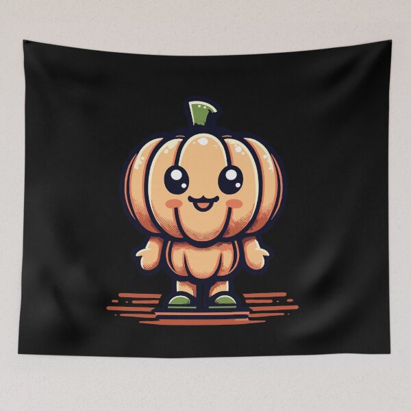 Item preview, Kawaii Pumpkin Cute Halloween Pumpkin designed and sold by LuminOrb.