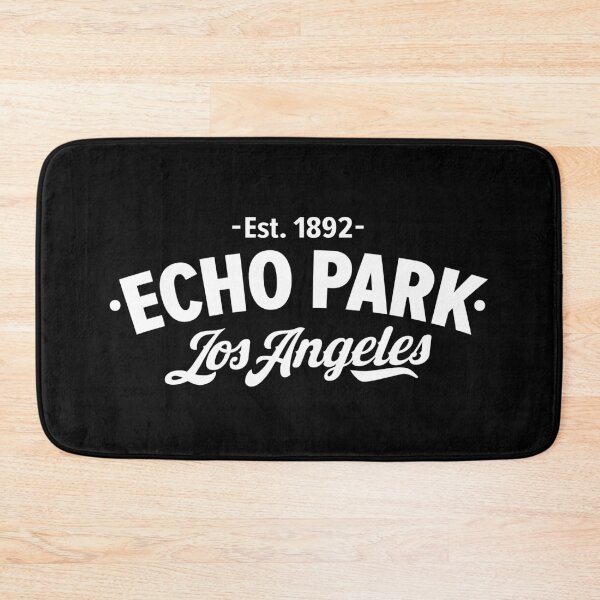 Item preview, Echo Park Los Angeles - White Typographic Logo Design designed and sold by Boogosh.