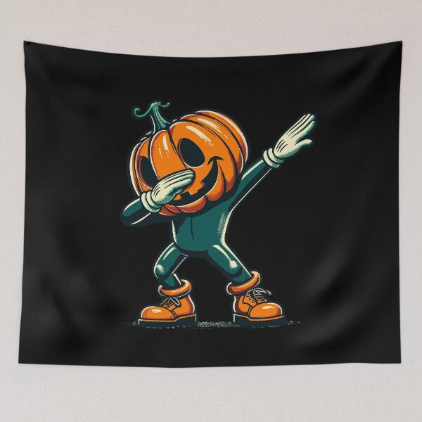 Item preview, Dabbing Halloween Pumpkin Funny Dabbing Pumpkin designed and sold by LuminOrb.