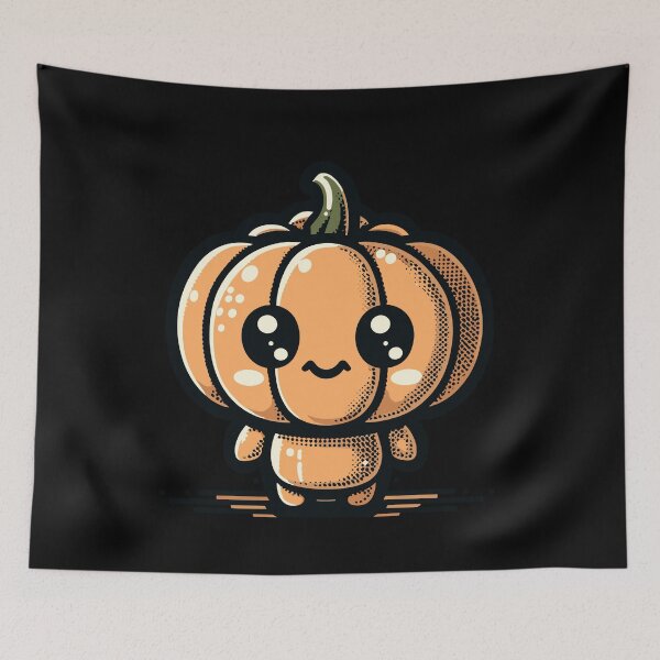 Item preview, Kawaii Pumpkin Cute Halloween Pumpkin designed and sold by LuminOrb.